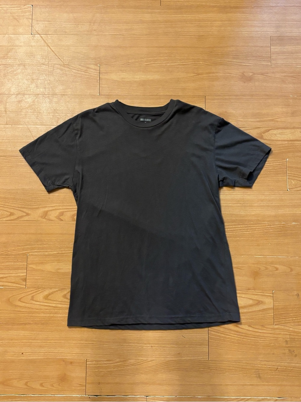 Men's Black Crewneck Tee - Minimal Everyday Shirt
